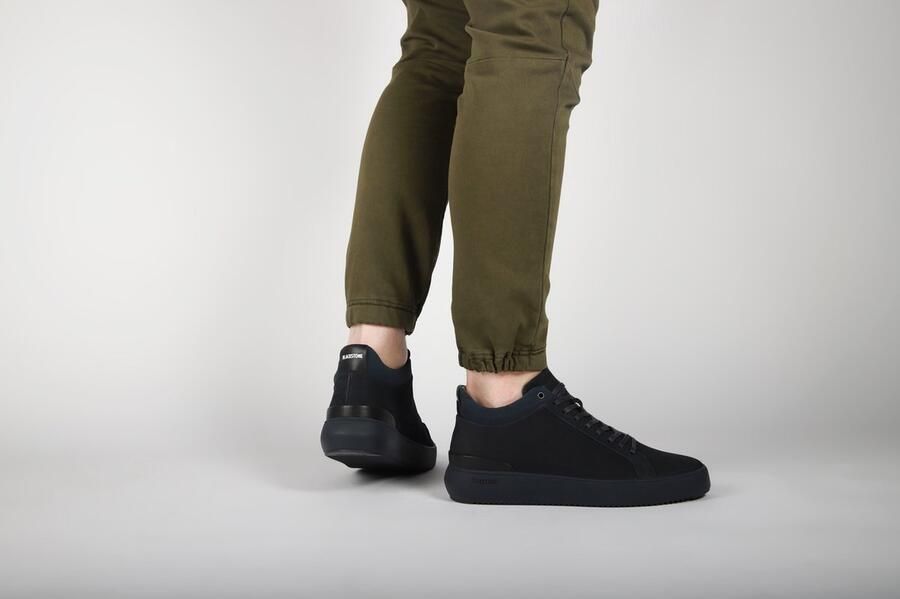 BLACKSTONE Lage Sneakers Heren Yg23 Nubuck Blauw - Foto 5