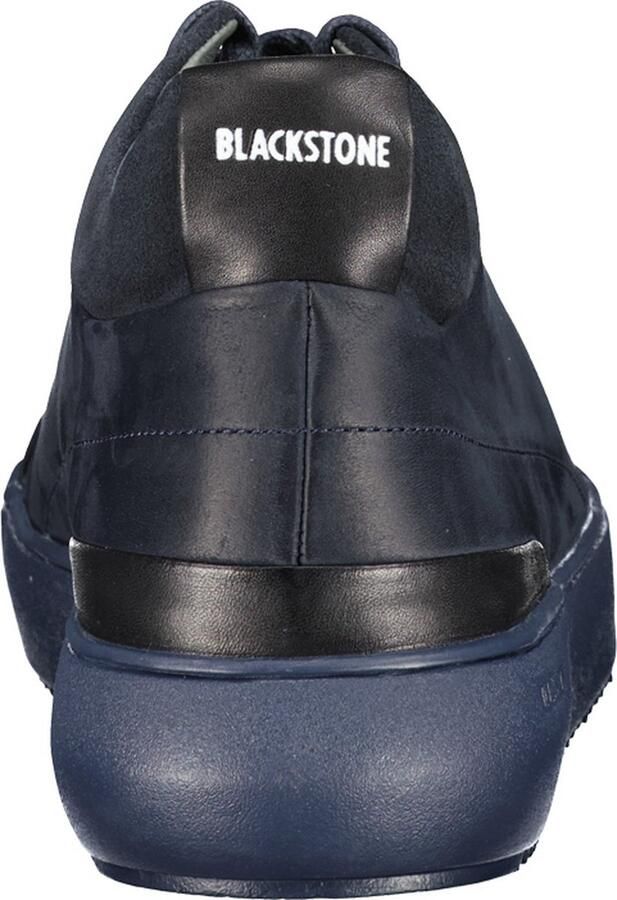 BLACKSTONE Lage Sneakers Heren Yg23 Nubuck Blauw - Foto 4