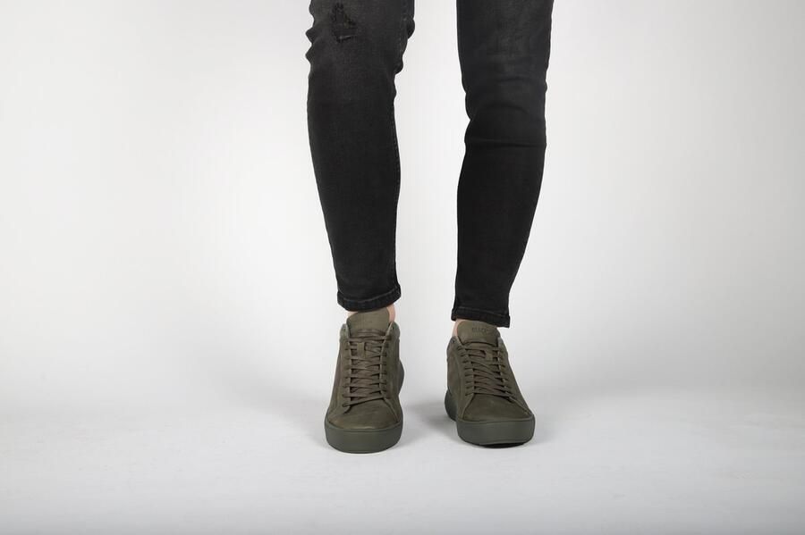 Blackstone Bla YG23 Tarmac Heren sneakers sneakers groene sneakers veter schoenen - Foto 3