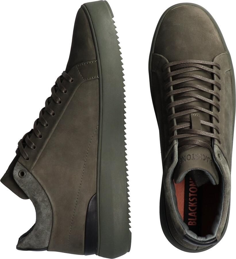 Blackstone Bla YG23 Tarmac Heren sneakers sneakers groene sneakers veter schoenen - Foto 4