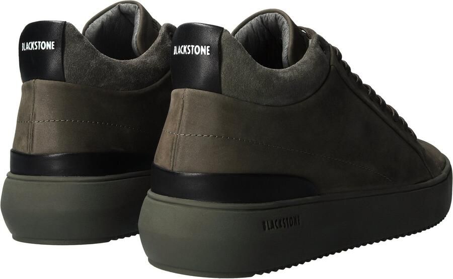 Blackstone Bla YG23 Tarmac Heren sneakers sneakers groene sneakers veter schoenen - Foto 10