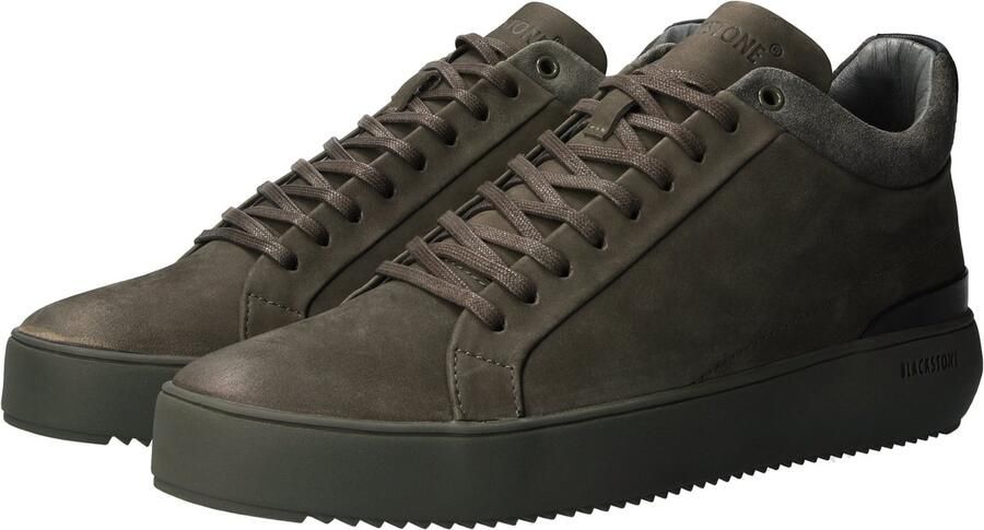 Blackstone Bla YG23 Tarmac Heren sneakers sneakers groene sneakers veter schoenen - Foto 12