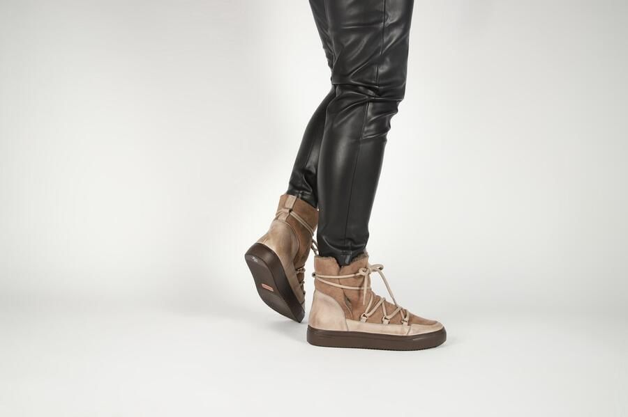Blackstone Winter Sneaker met dubbelzijdig leer Brown Dames - Foto 13