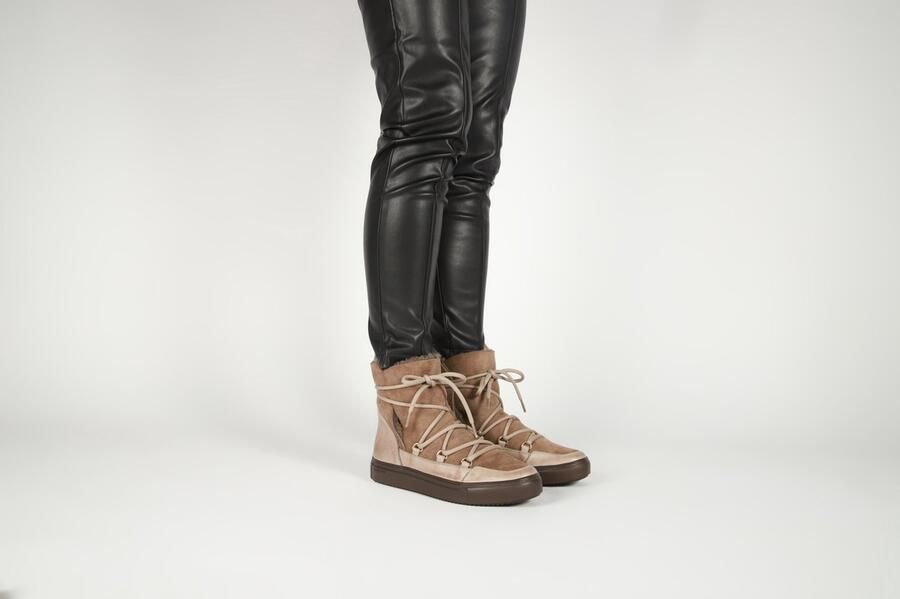 Blackstone Winter Sneaker met dubbelzijdig leer Brown Dames - Foto 14