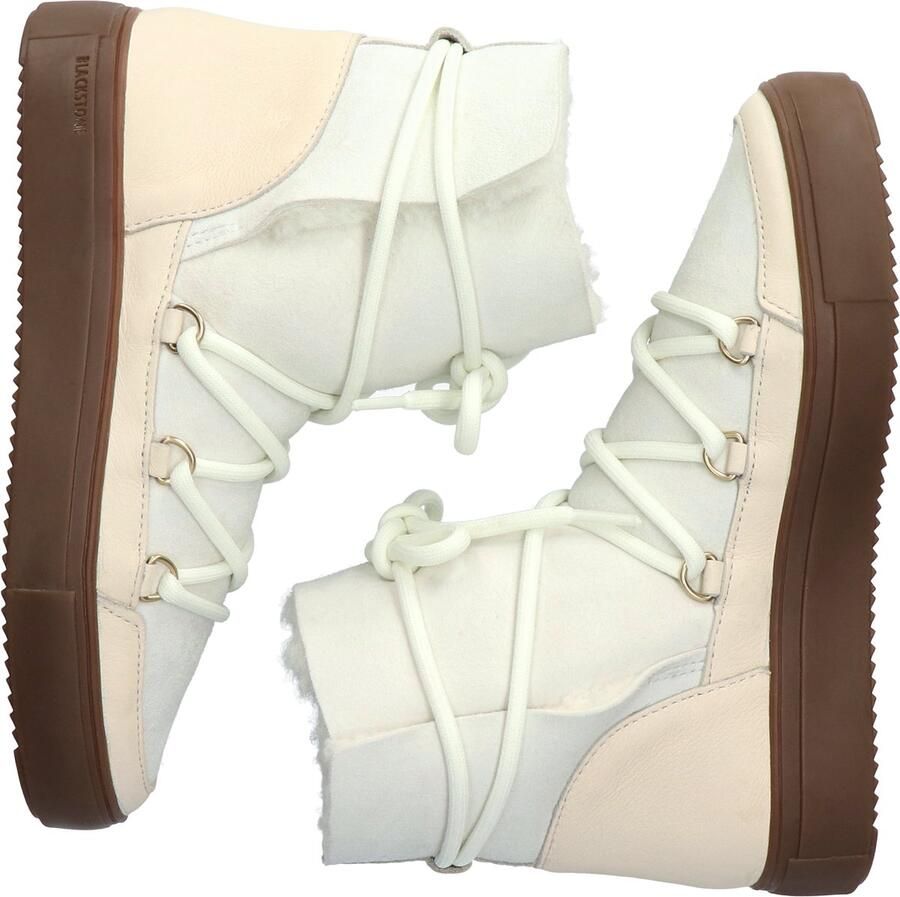 Blackstone UKI UL87 Off White Sneaker (high) Vrouw Off white - Foto 3
