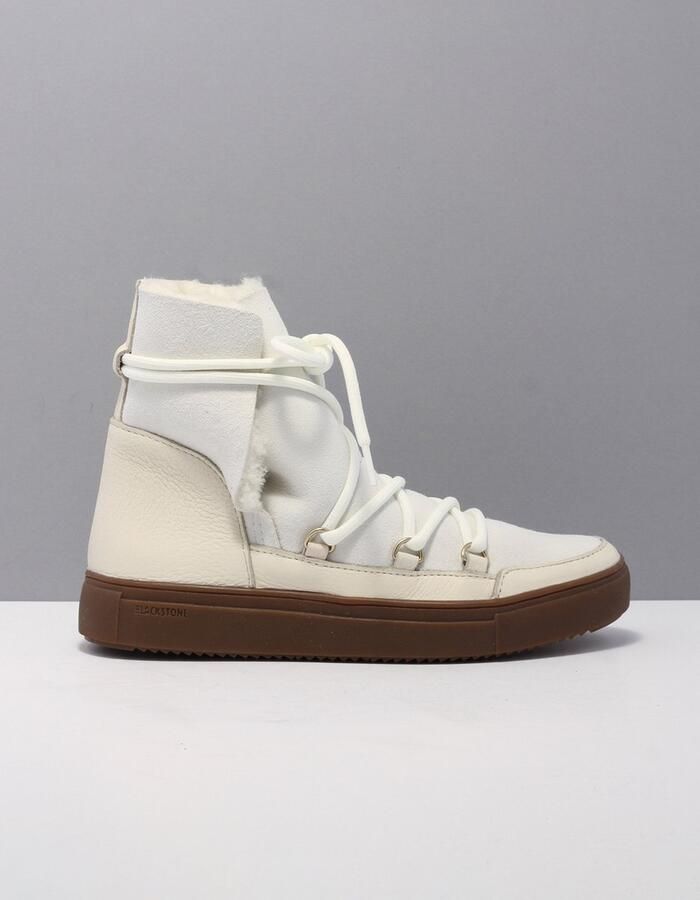 Blackstone UKI UL87 Off White Sneaker (high) Vrouw Off white - Foto 8