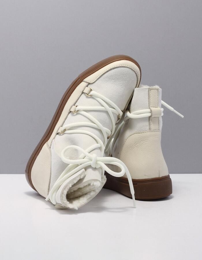 Blackstone UKI UL87 Off White Sneaker (high) Vrouw Off white - Foto 11
