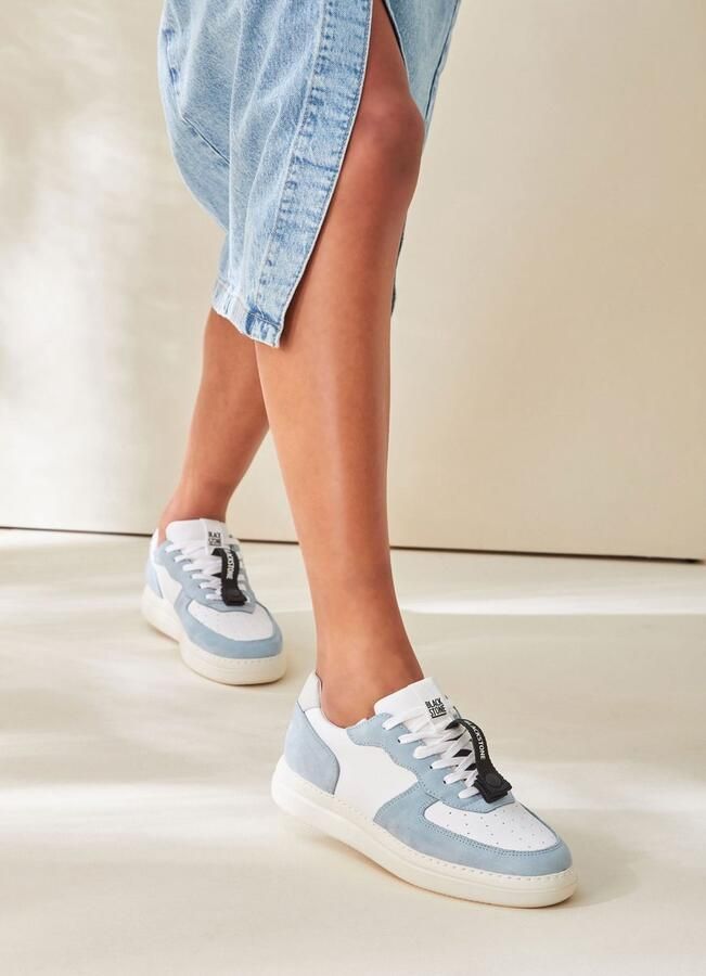 Blackstone ALDEN DIATOMITE VL27 White Light Blue Sneaker (low) Vrouw White - Foto 5