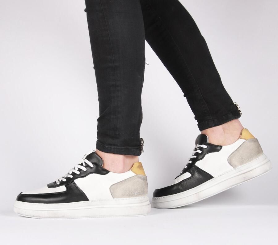 Blackstone WG85 White-black Sneaker (low) Man White - Foto 7