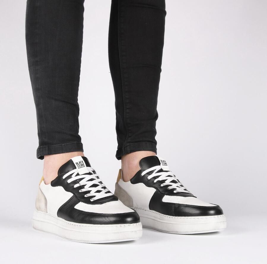 Blackstone WG85 White-black Sneaker (low) Man White - Foto 3
