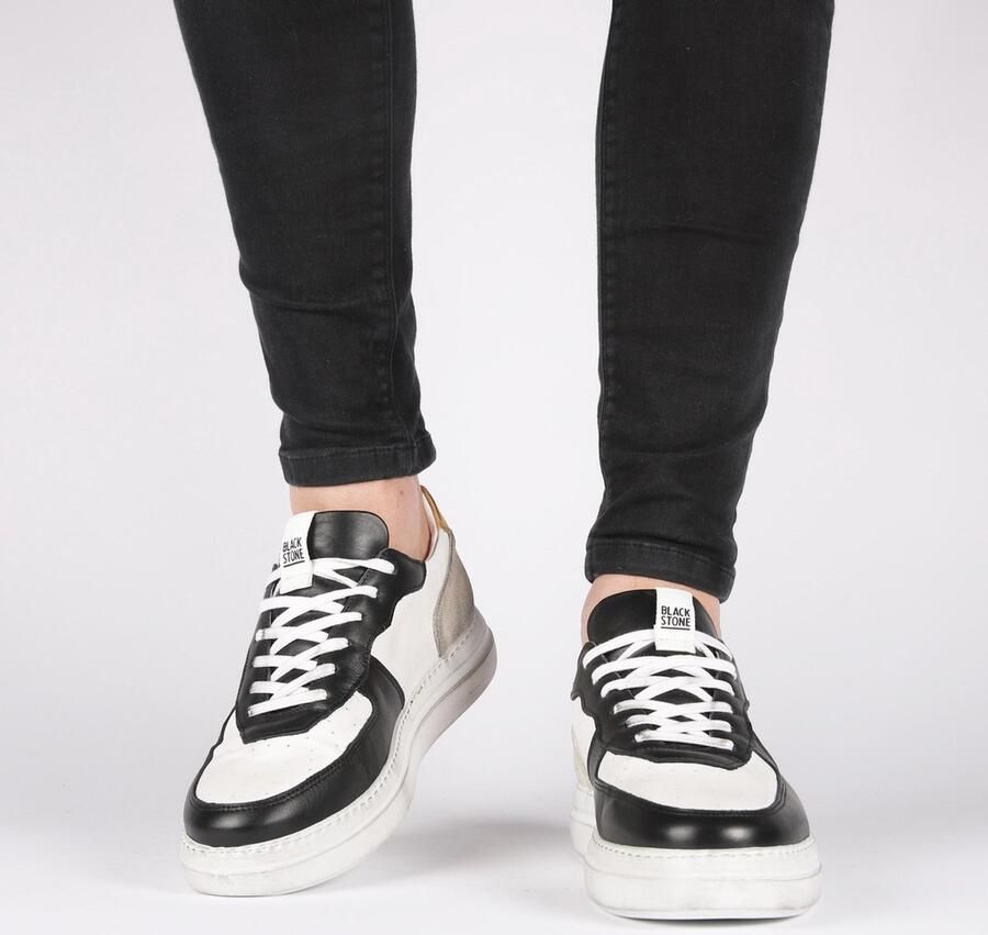 Blackstone WG85 White-black Sneaker (low) Man White - Foto 4