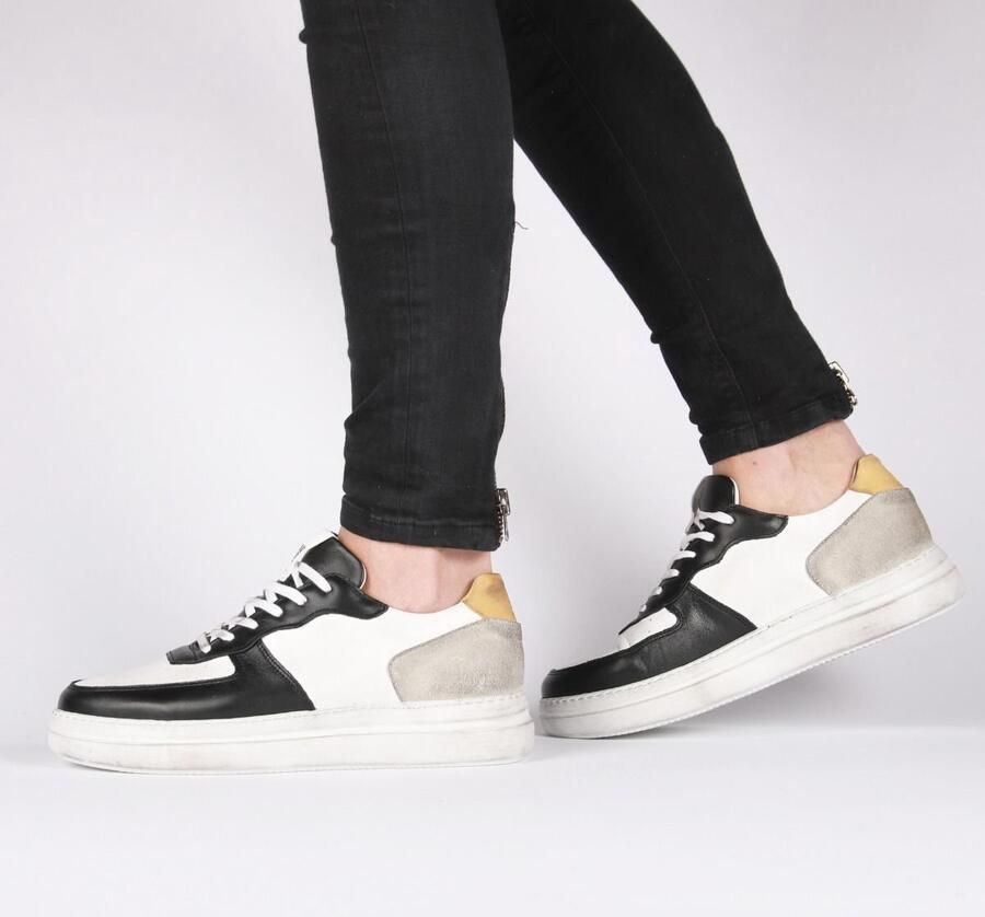 Blackstone WG85 White-black Sneaker (low) Man White - Foto 5