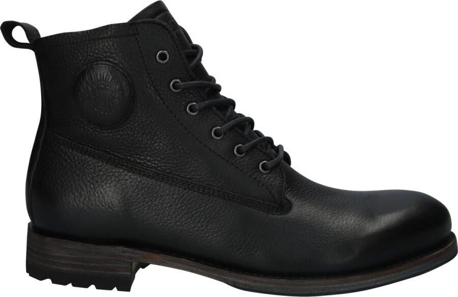Blackstone GM10 BLACK LACE UP BOOTS SHEEPSKIN Man Black