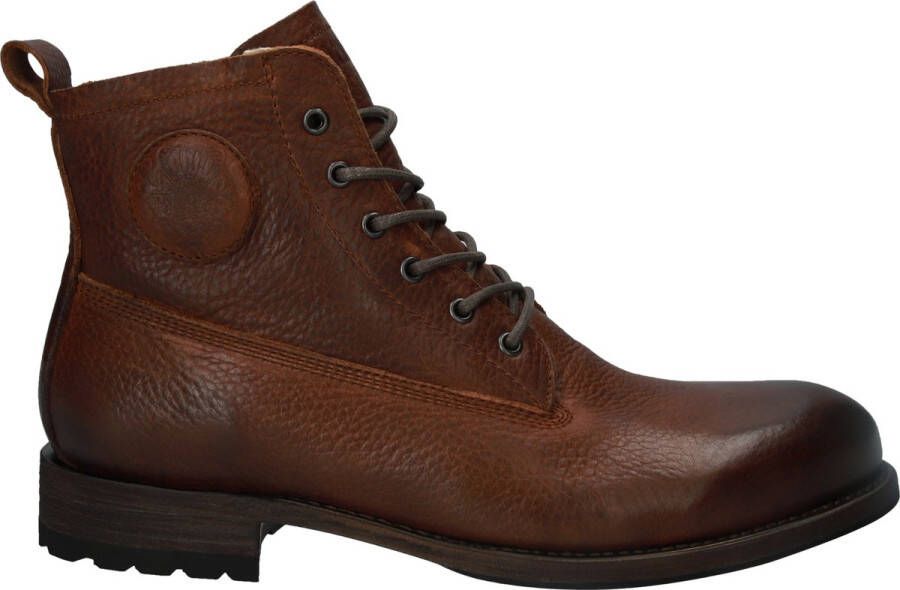 Blackstone GM10 OLD YELLOW LACE UP BOOTS SHEEPSKIN Man Brown