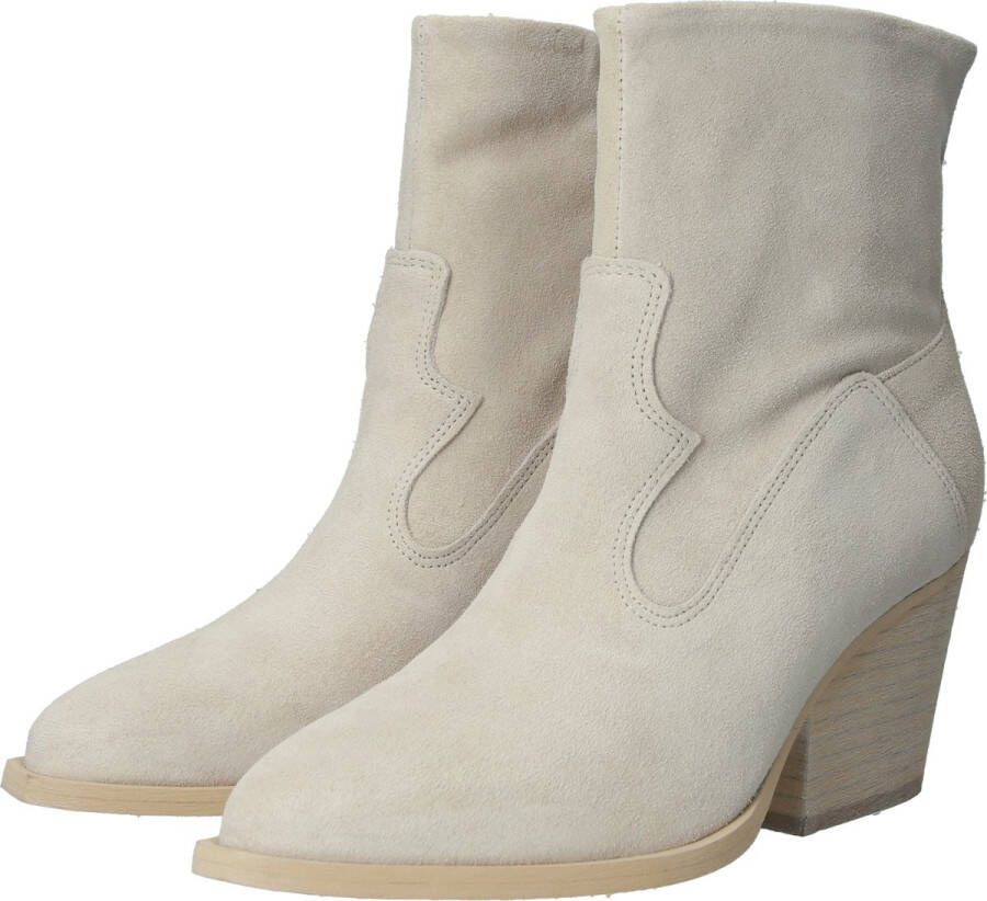 Blackstone CASSIDY ZL91 OFF WHITE ZIPPER BOOT Vrouw Beige - Foto 2