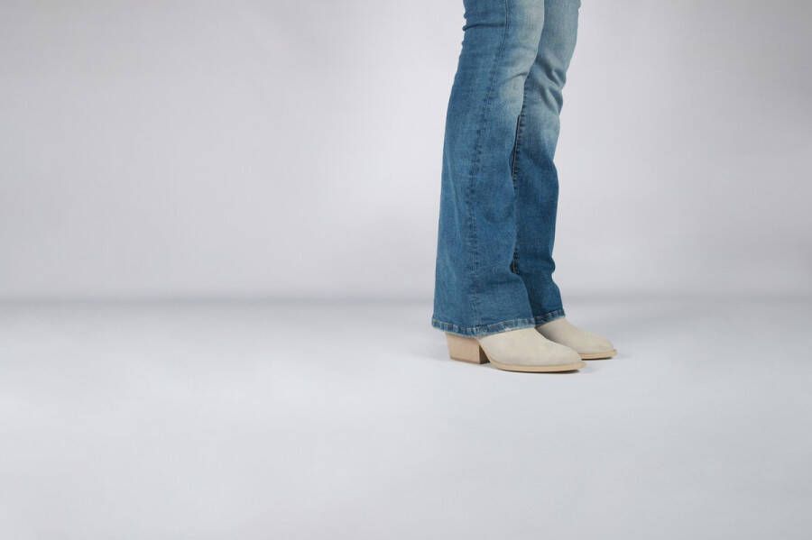 Blackstone CASSIDY ZL91 OFF WHITE ZIPPER BOOT Vrouw Beige - Foto 4
