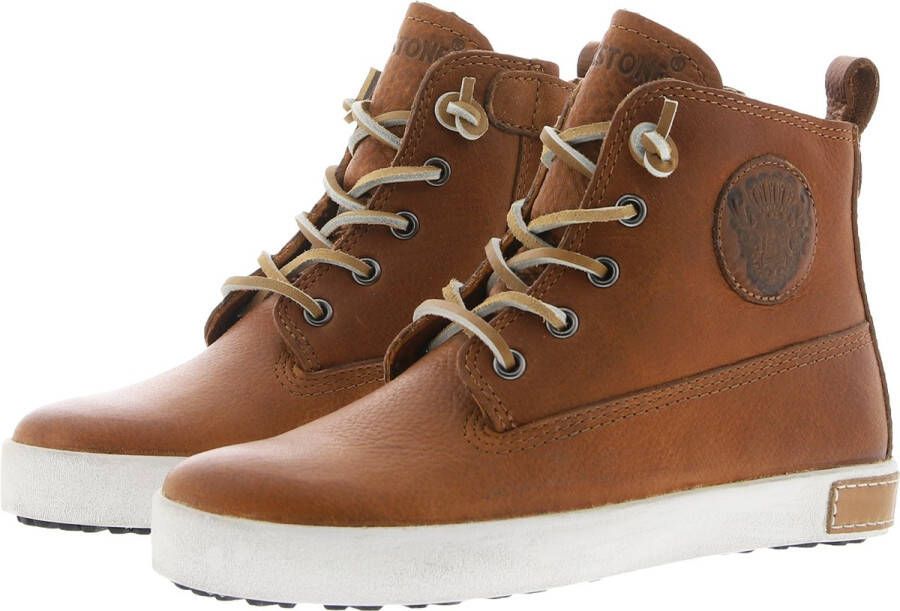 Blackstone CK02 CUOIO KIDS LEATHER BOOTS Kind Cognac