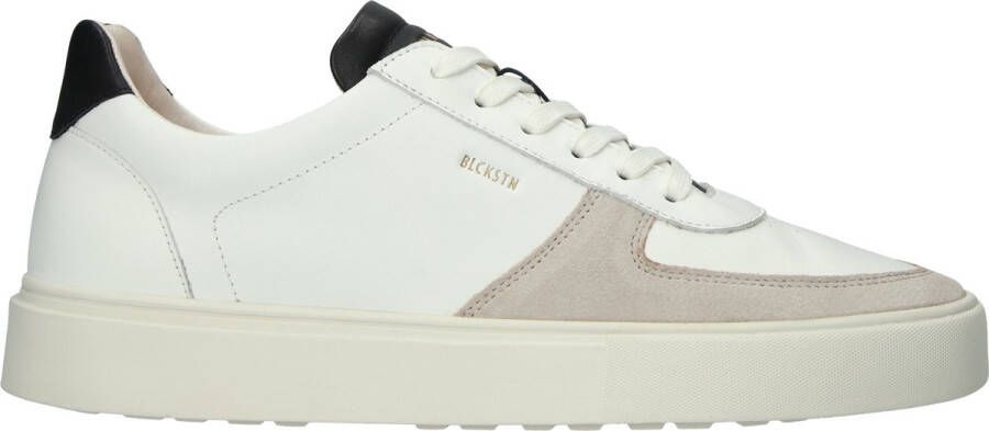 BLACKSTONE Lage Sneakers Heren Crag Ragner Maat: 41 Materiaal: Leer Kleur: Wit