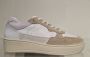 Blackstone DREW ZL92 LILAC WHITE RETRO LOW-SNEAKER Vrouw LILAC WHITE - Thumbnail 9