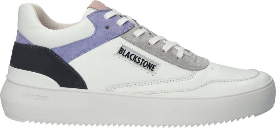 Blackstone Daphne White Periwinkle Sneaker (mid) Multicolor Dames