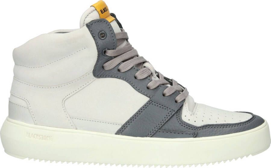 Blackstone DWAYNE YG02 OFF WHITE GREY HIGH SNEAKER Man OFF WHITE GREY