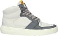 Blackstone DWAYNE YG02 OFF WHITE GREY HIGH SNEAKER Man OFF WHITE GREY - Beige