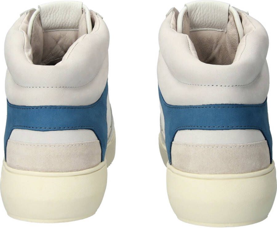 Blackstone DWAYNE YG02 OFF WHITE BLUE ASHES HIGH SNEAKER Man OFF WHITE BLUE ASHES - Foto 3