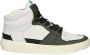 Blackstone YG02 Off white green heren schoenen heren hoge sneakers - Thumbnail 1
