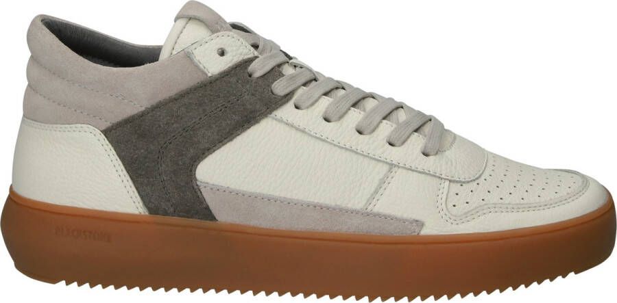 Blackstone Klassieke OffWhite Ivy trainer met veters White Heren