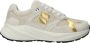 Blackstone FLINT MARVEL DL275 Artic Wolf Gold Runner Sneaker Dames Beige - Thumbnail 1