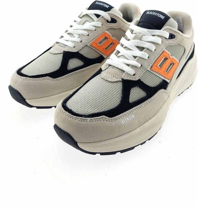 Blackstone FLINT MOSS DG531 Light Grey Peach Runner Sneaker Heren Light grey
