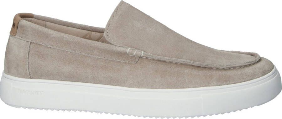 Blackstone Giulio Carlo Weathered Teak Slip-ons Man Taupe
