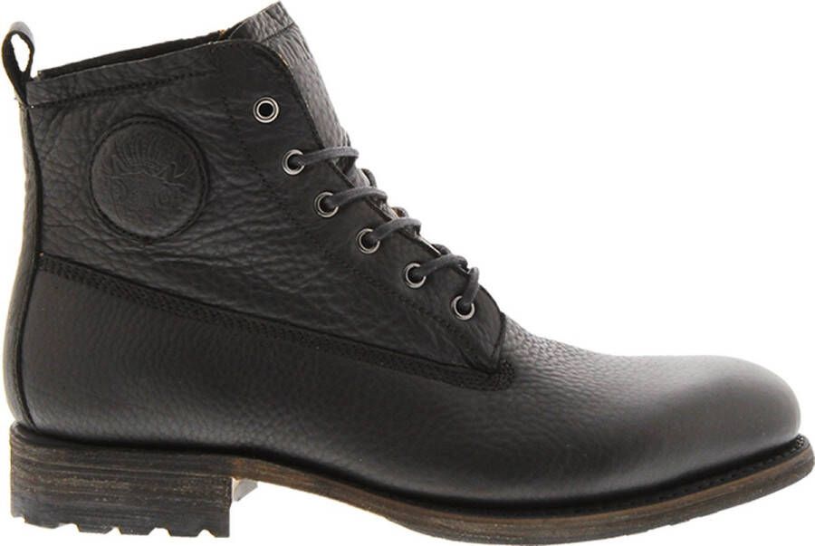 Blackstone GM09 BLACK HIGH LACE UP BOOTS Man Black