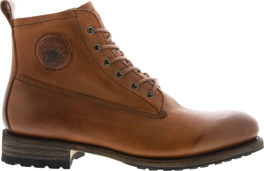 Blackstone GM09 CUOIO HIGH LACE UP BOOTS Man Cognac