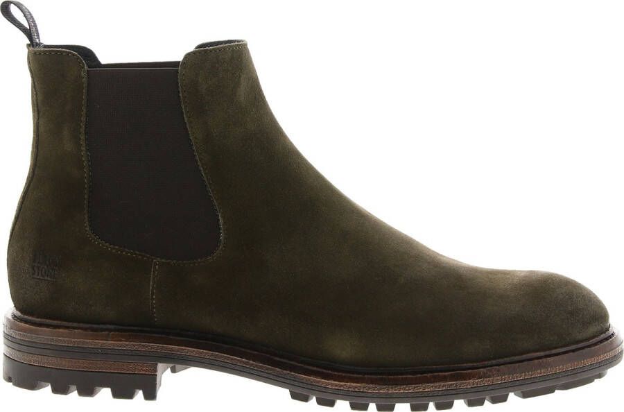 Blackstone Mannen Suède Chelsea boots Laarzen Herenschoenen UG23 Groen