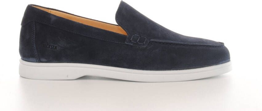 Blackstone herenmoccassins meteor bleu