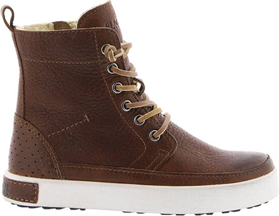 Blackstone ICON EMILY CK01 Old Yellow Sneaker (high) Kids Brown - Foto 3