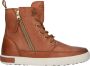 Blackstone Hoge Icon Emily trainers met ritssluiting Bruin Dames - Thumbnail 1