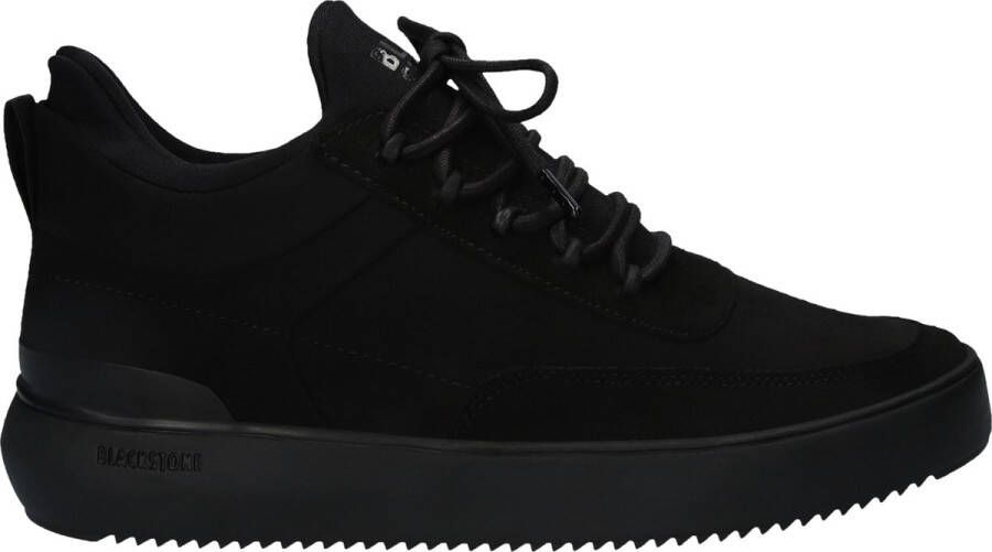 Blackstone Ivar Sneaker Smart-Casual Sporty Look Black Heren