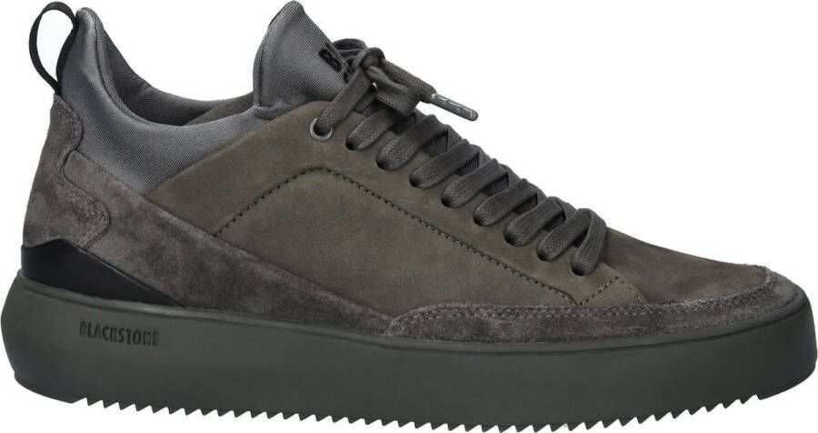Blackstone Sneakers Heren Lage sneakers Herenschoenen Leer YG15 Antraciet