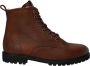 Blackstone SG49 OLD YELLOW LACE UP BOOT SHEEPSKIN Man Brown - Thumbnail 1