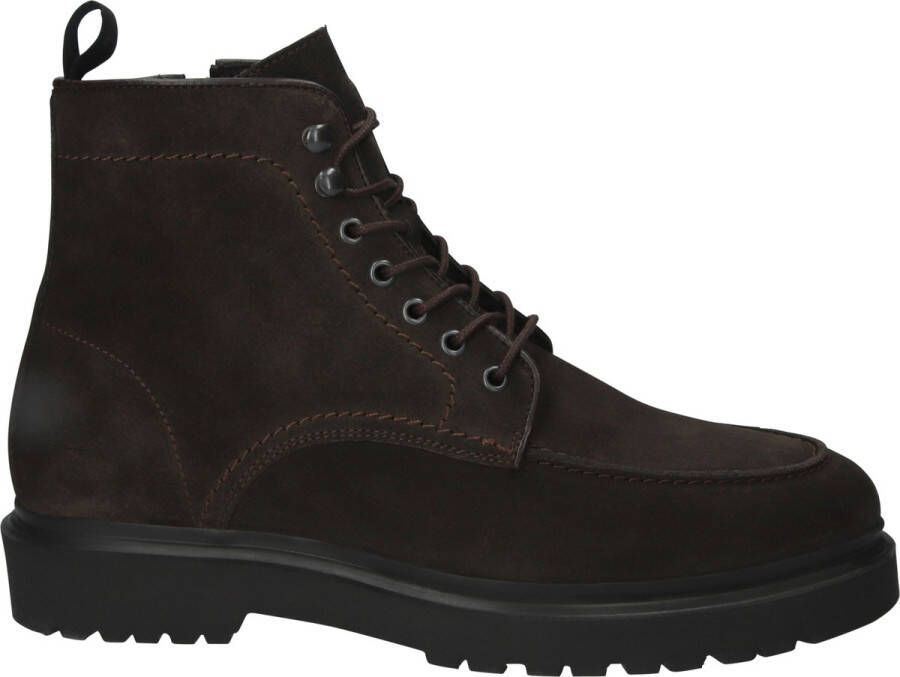 Blackstone JAYLEN HIGH AG322 Coffee Lace-ups Heren Dark brown
