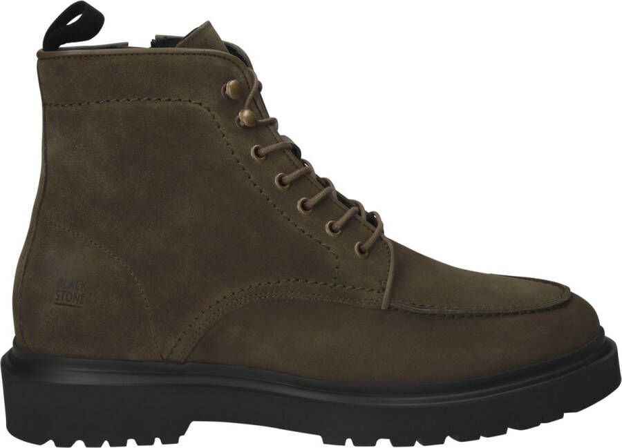 Blackstone Jaylen high Musk Lace-ups Man Dark green