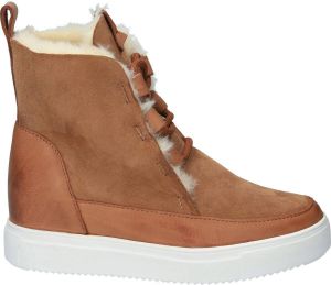 Blackstone KALLIK YL56 RUST HIGH-TOP SHEEPSKIN Vrouw Brown