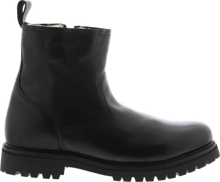 Blackstone OM63 NERO MEN'S BOOT SHEEPSKIN Man Black