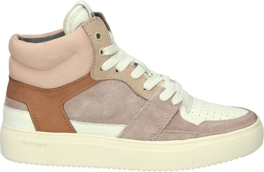BLACKSTONE Hoge Sneakers Dames Yl52 Suède Bruin
