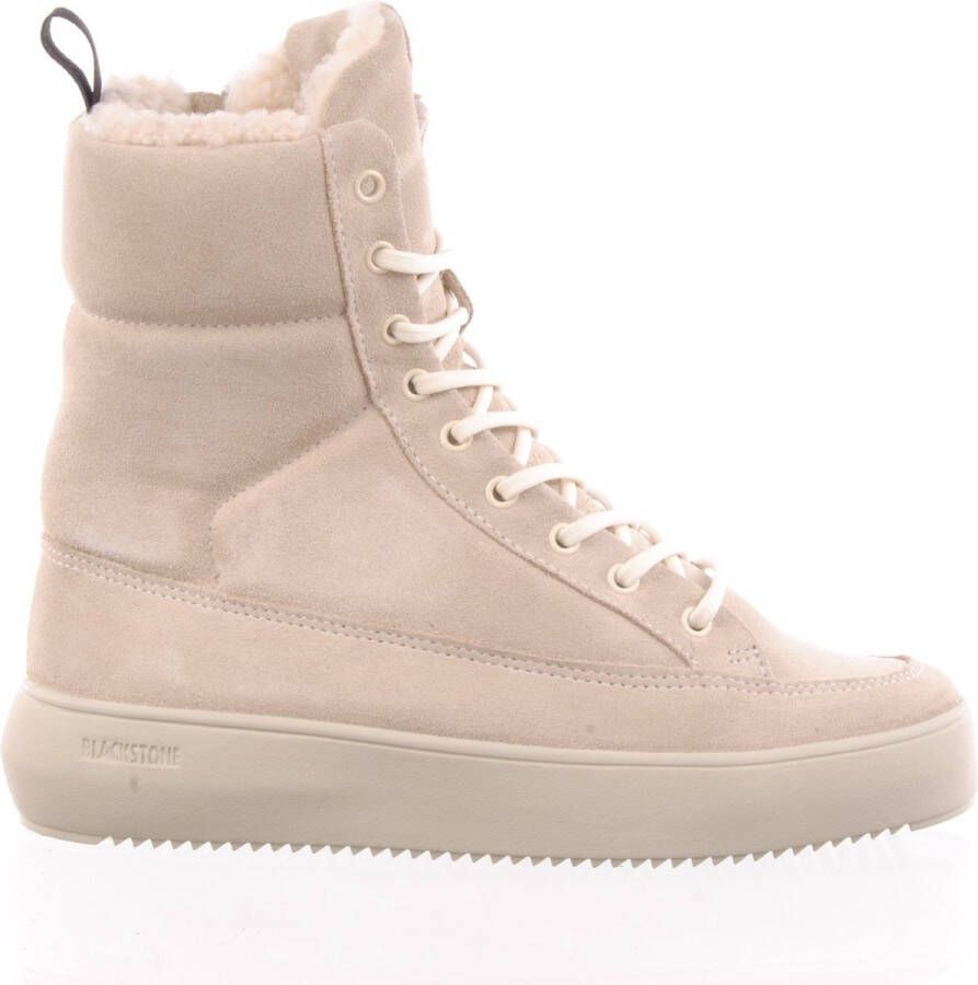 Blackstone Liuna Angora Sneaker (high) Vrouw Beige