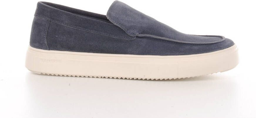 Blackstone loafer Lando suede blauw