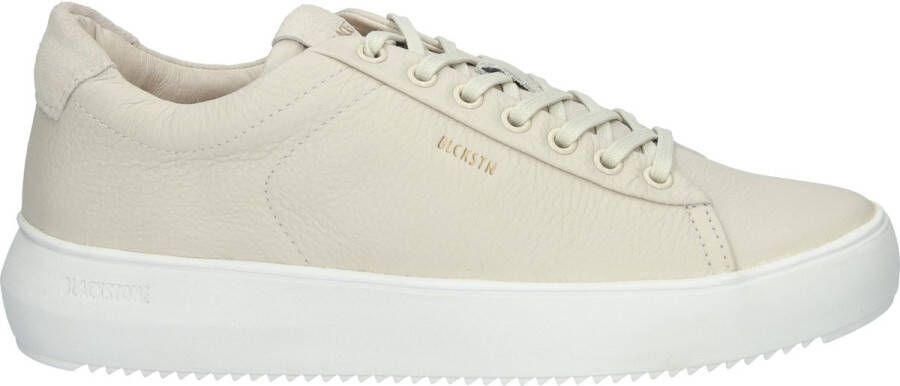 Blackstone BL221 Almond Milk Dames Sneakers Beige 3*9