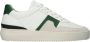 Blackstone MARBLE COLTON DG513 White Green Sneaker (low) Heren White - Thumbnail 1